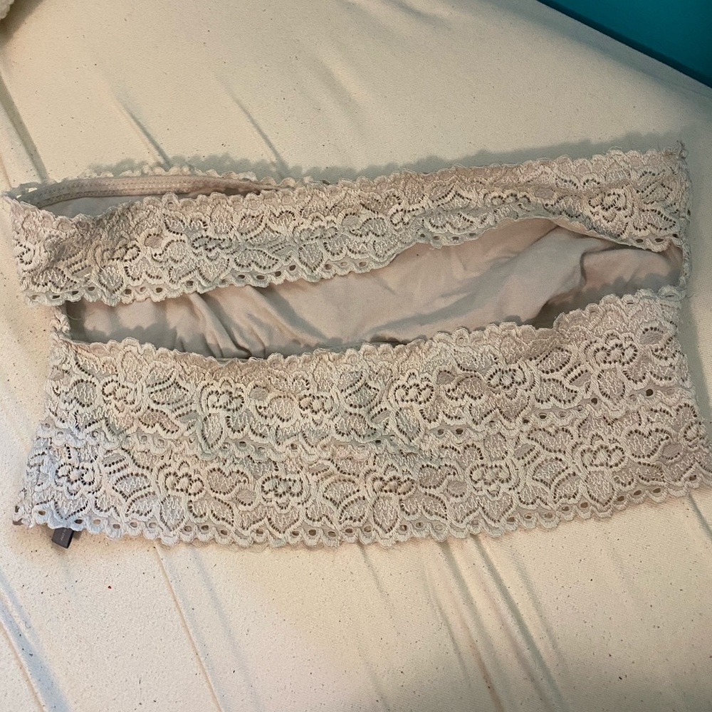 3 for $30 Aerie Beige Lightly Lined Bandeau